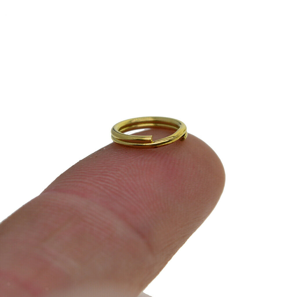 50 pcs split rings key chain rings metal key rings metal rings