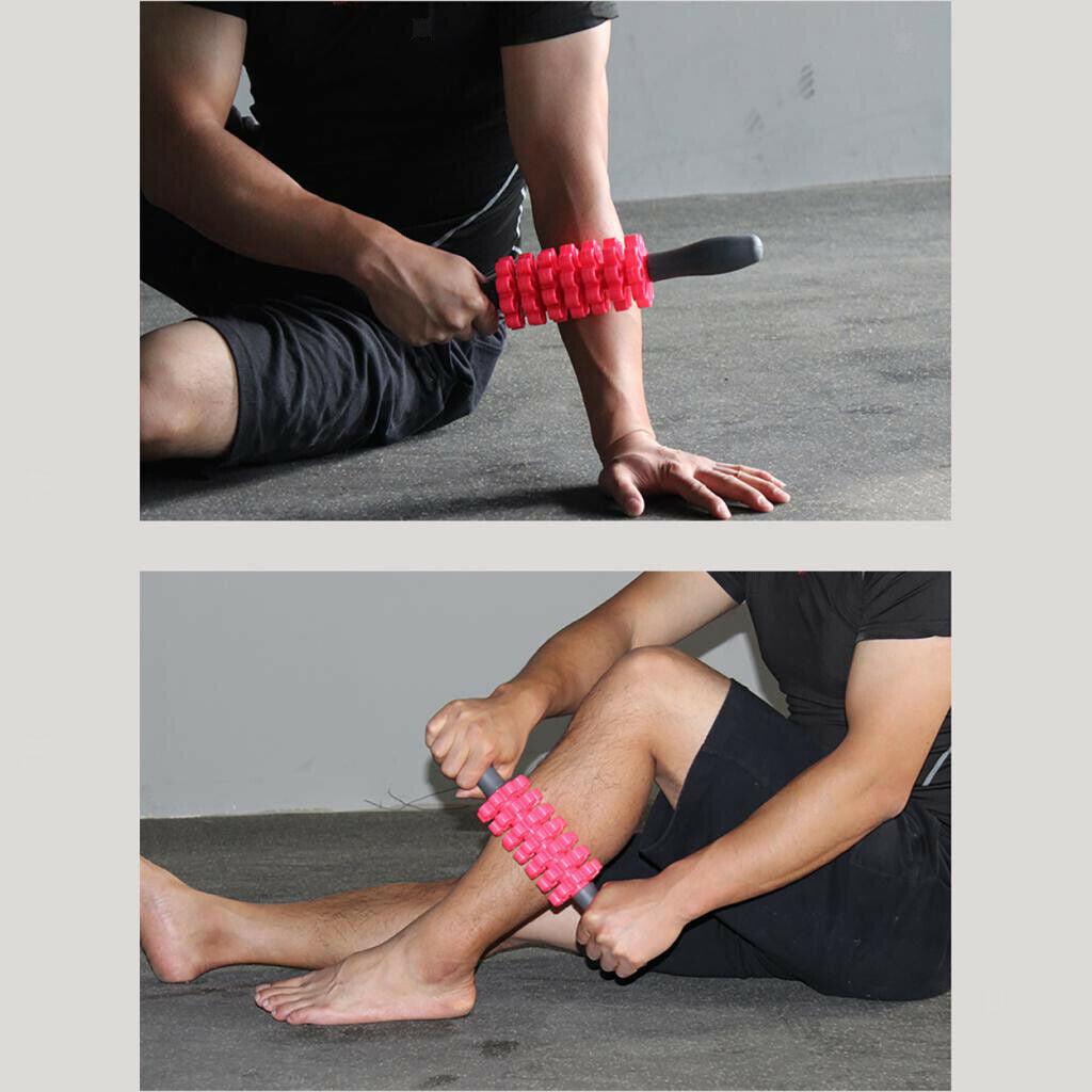 ABS Muscle Roller Stick Body Spiky Massage Tool Muscle Roller Massager 43cm