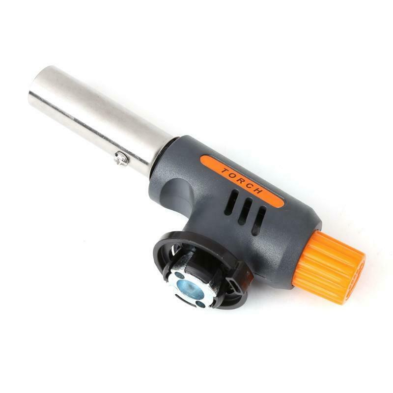 Portable Camping Welding Gas Torch Flame Gun Flamethrower Butane Burner Wind