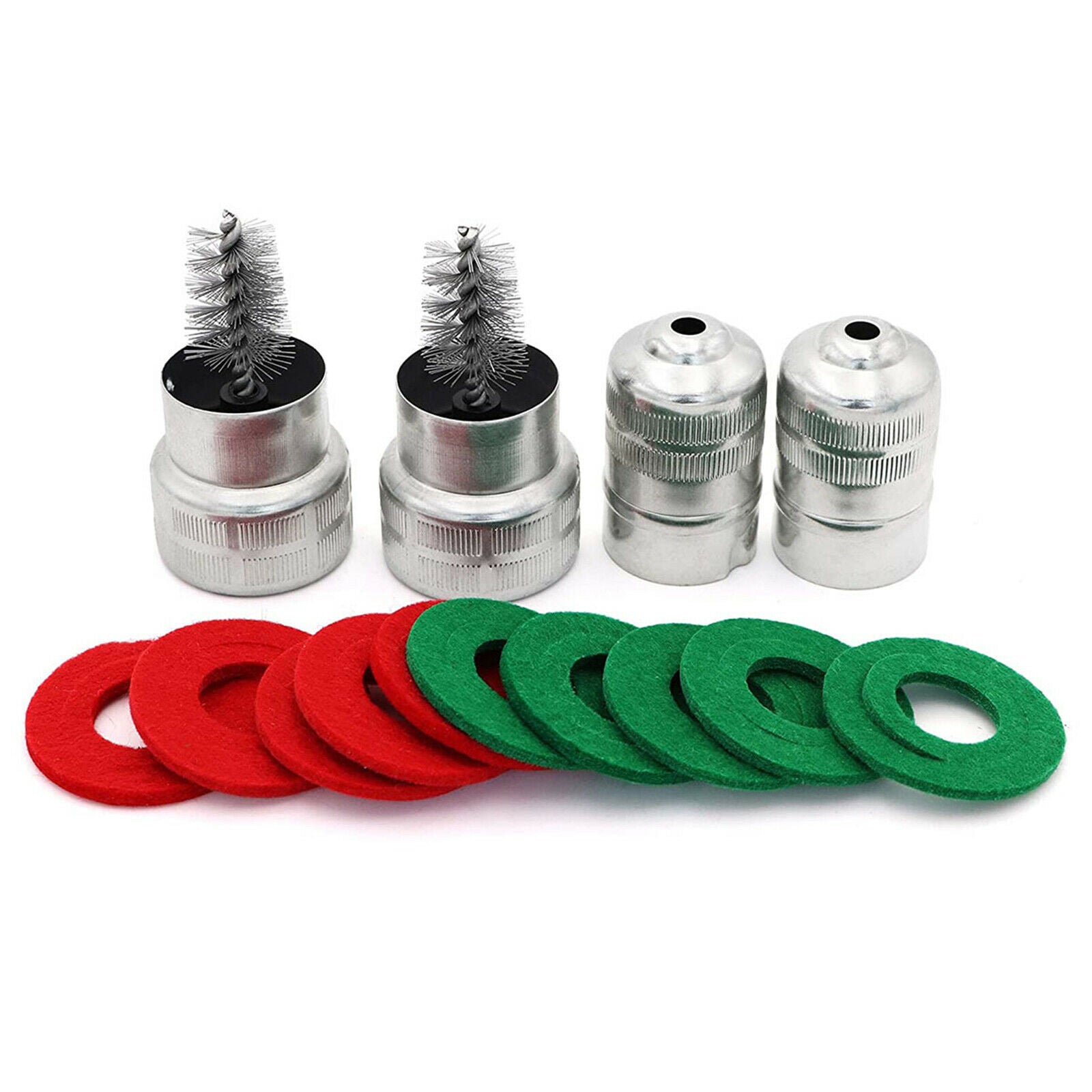 6 Pair Battery Terminal Washers Set of 2 Cleaning Brush for Car Marine Boat