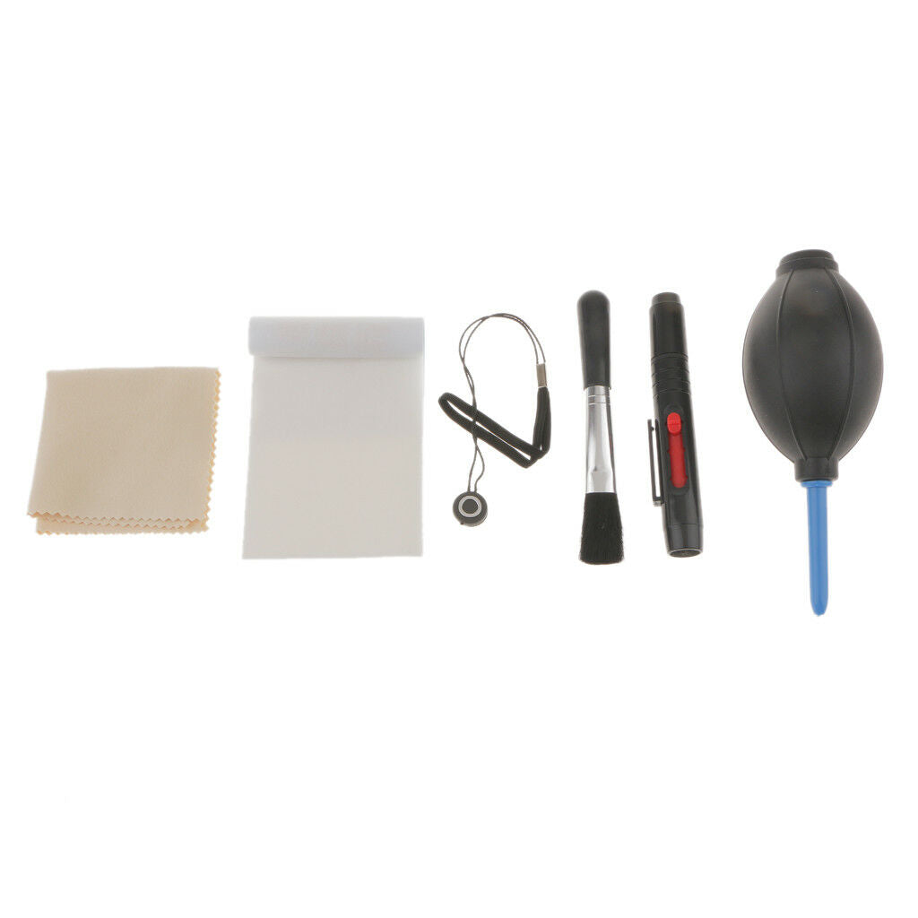 6 in 1 Professional Lens Cleaning kit Microfiber Cloth for Canon DSLR Camera