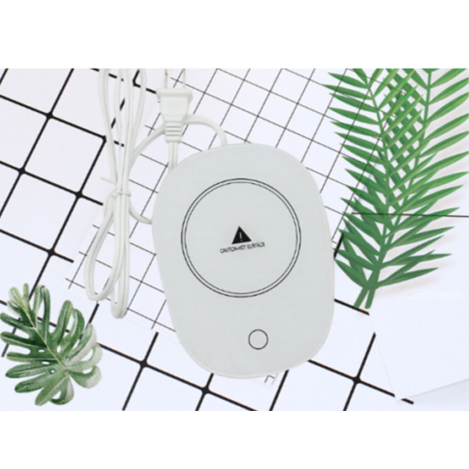 Cup Mug Warmer Coffee Tea Milk Drink Heater Pad Auto Shut Off Fit For Office