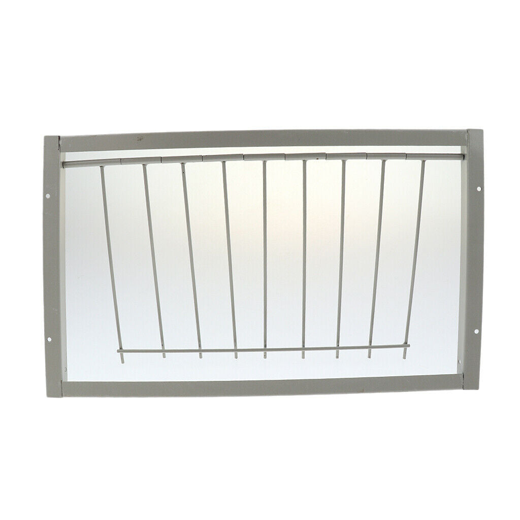 Durable Iron Pigeon Bird Entrance Trap Loft Window Door for Birds Pigeons M