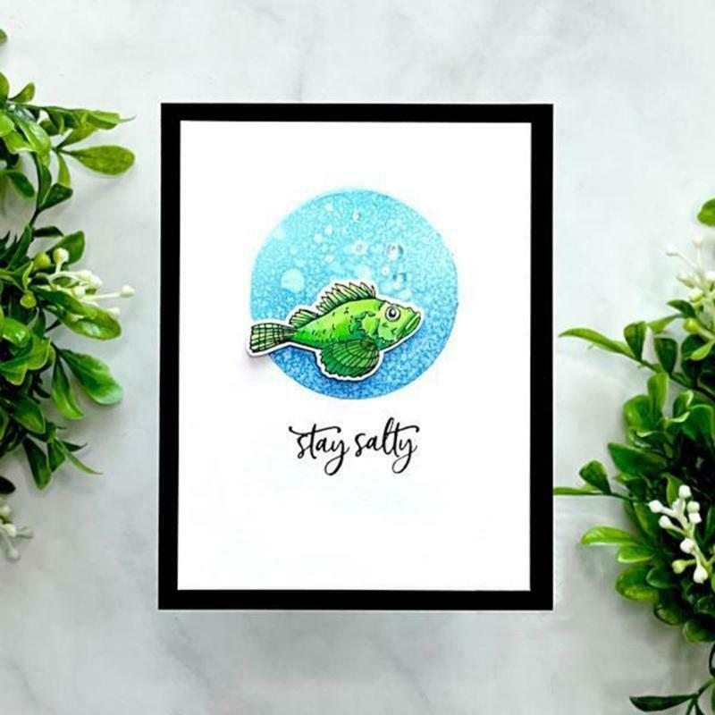 Elegant Sea Creatures Clear Stamps for Card Making Decoration DIY Scrapbooking