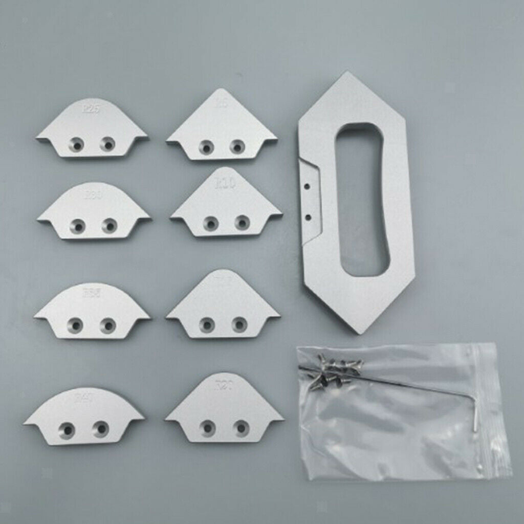 8 Corners Jig Radius Chamfer Profile Woodworking Chamfer Woodworking Set