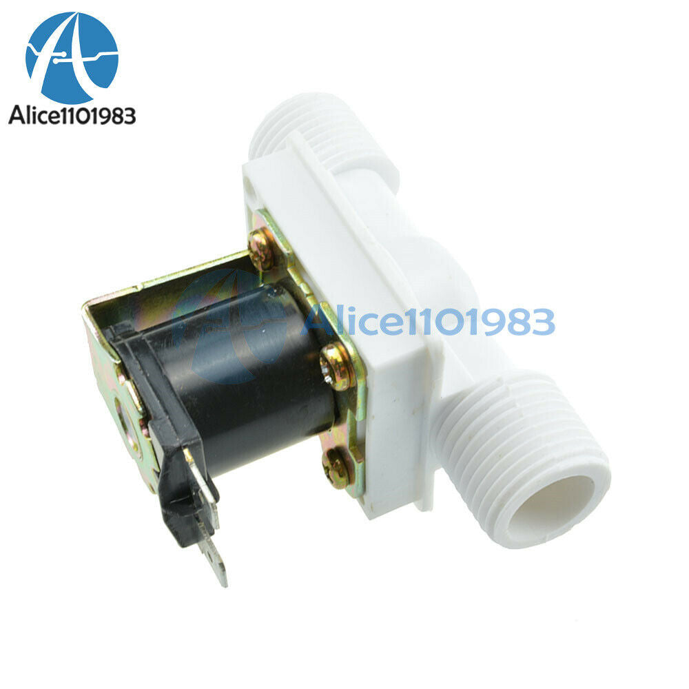 Magnetic N/C Electric Solenoid Valve Water Air Inlet Flow Switch 1/2" N/C AC220V