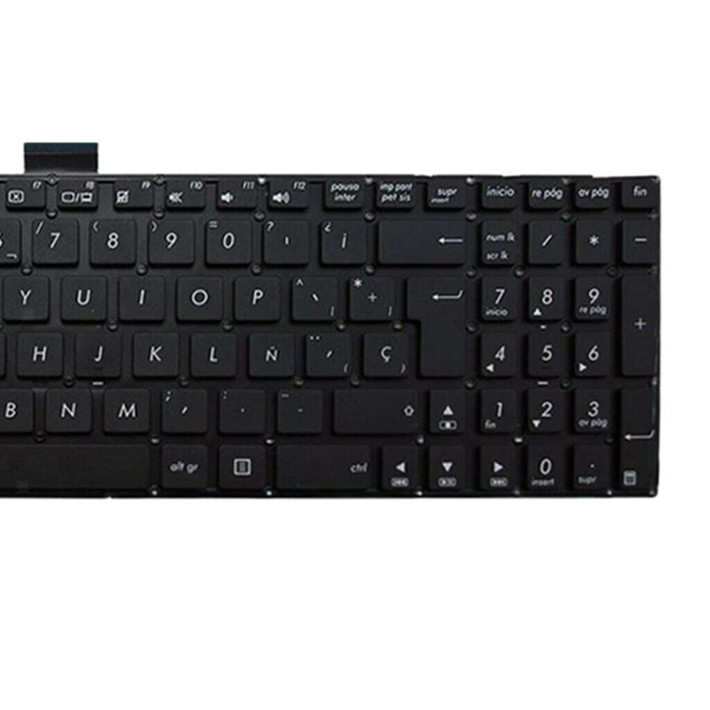 New Replacement Black Spanish Layout Keyobard without Frame for ASUS Laptop
