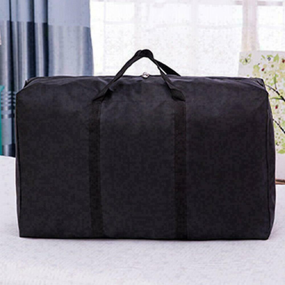 Home Extra Large Storage Bag Waterproof For Outdoor Y1S1 Cushion Black W6Q1