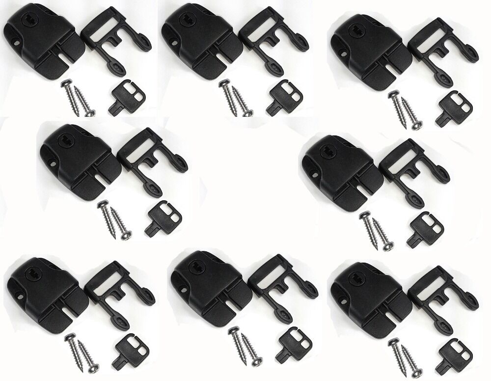 8 x Spa Hot Tub Cover Broken Latch Repair Kit Clip Lock with key and hardware