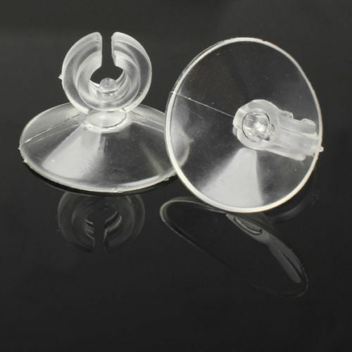 10 x Aquarium Fish Tank Suction Cups Suckers Clips Air Line Pump Tubing Plastic