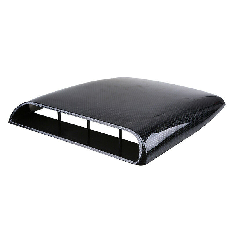 Carbon Fiber Air Flow Intake Scoop Turbo Bonnet Vent Cover Hood For All Car