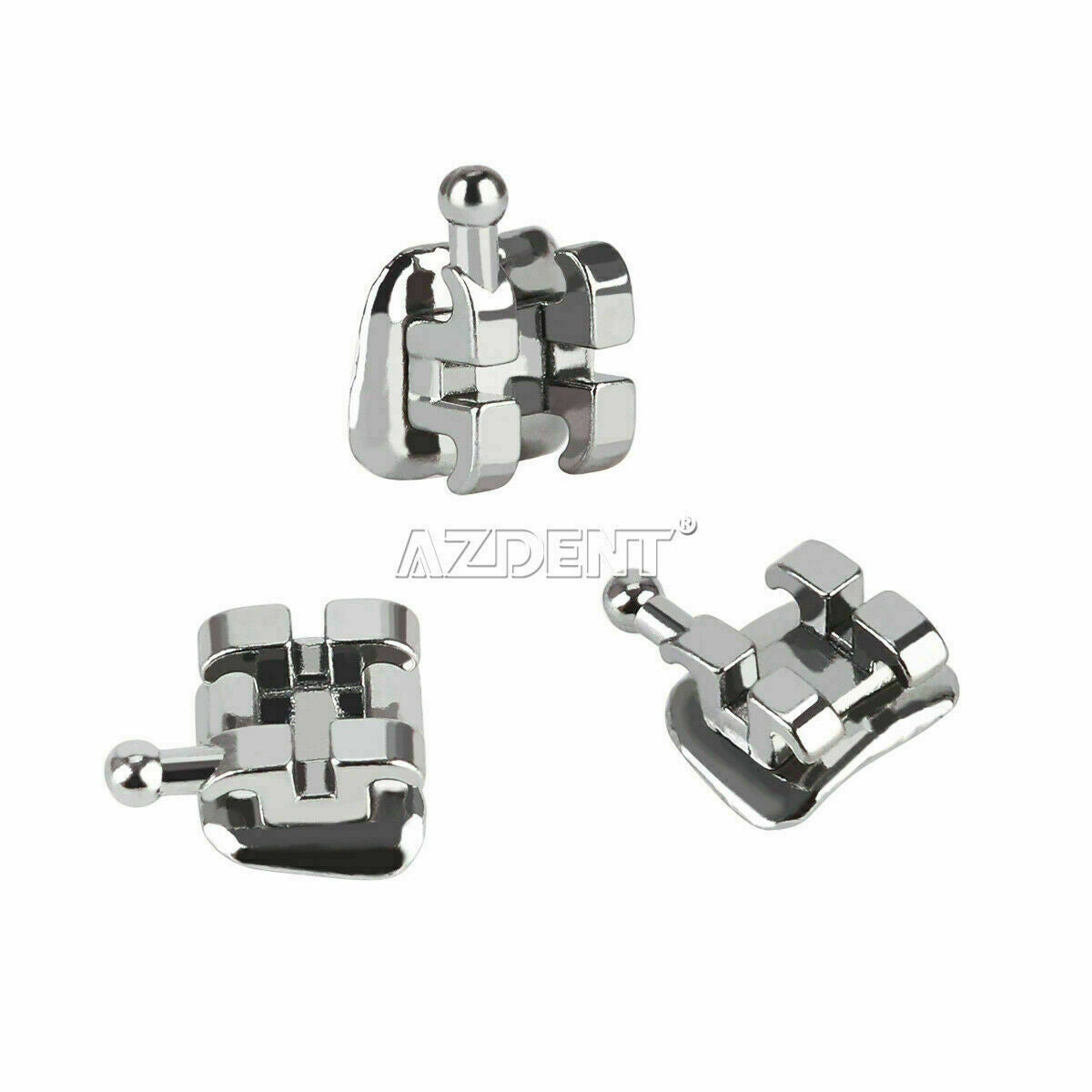 100Kits Orthodontics Brackets Braces Dental Edgewise Slot.022 Hooks 3 AZDENT NEW