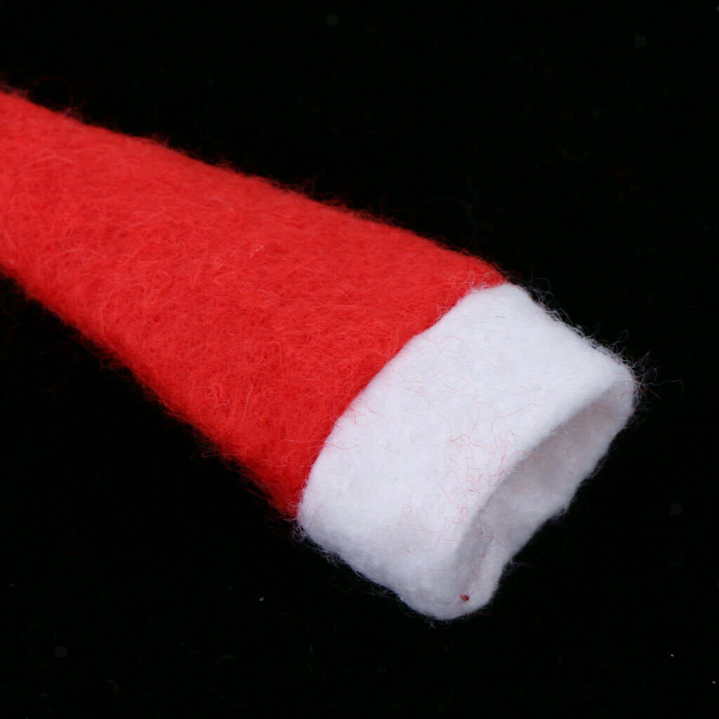 20Pcs   Mini Lollipop Lollypop Santa Claus Hat   Wrap Christmas Party Decor