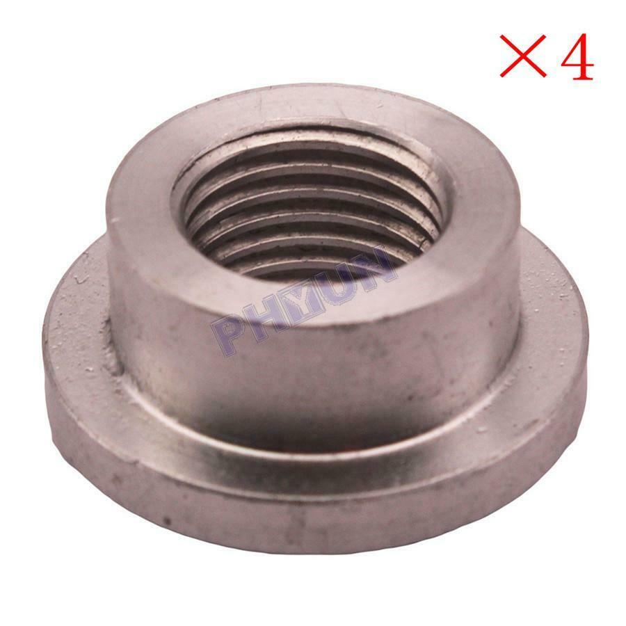 4Pcs 3/8" NPT Female Weld On Flange Fitting Bung Aluminum Universal High Quality