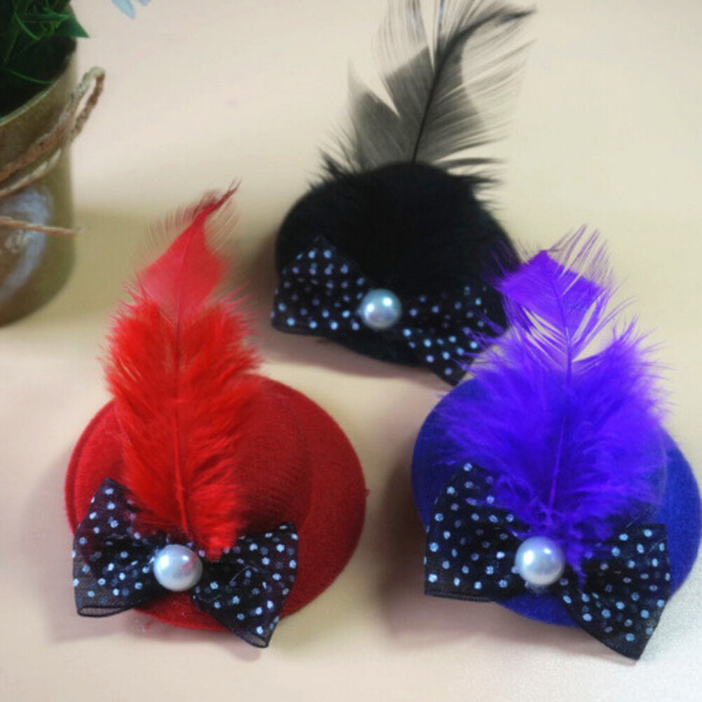 1PCS Cute Caps princess style Design Dog Hair Pet Grooming Hair Clips   J.l8