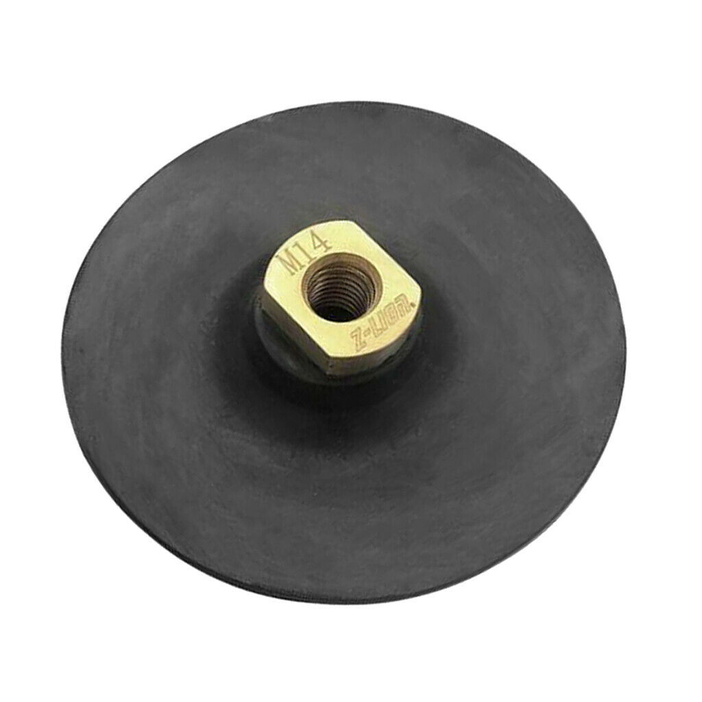 Rubber Back Holder / Soft Polishing pad for Diamond Polishing Pads 3inch M14