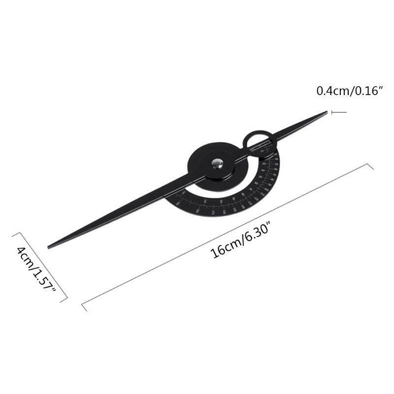 3pcs Multi-purpse Metal Eyebrow Positioning Stencils Rulers Set Randomly Colors