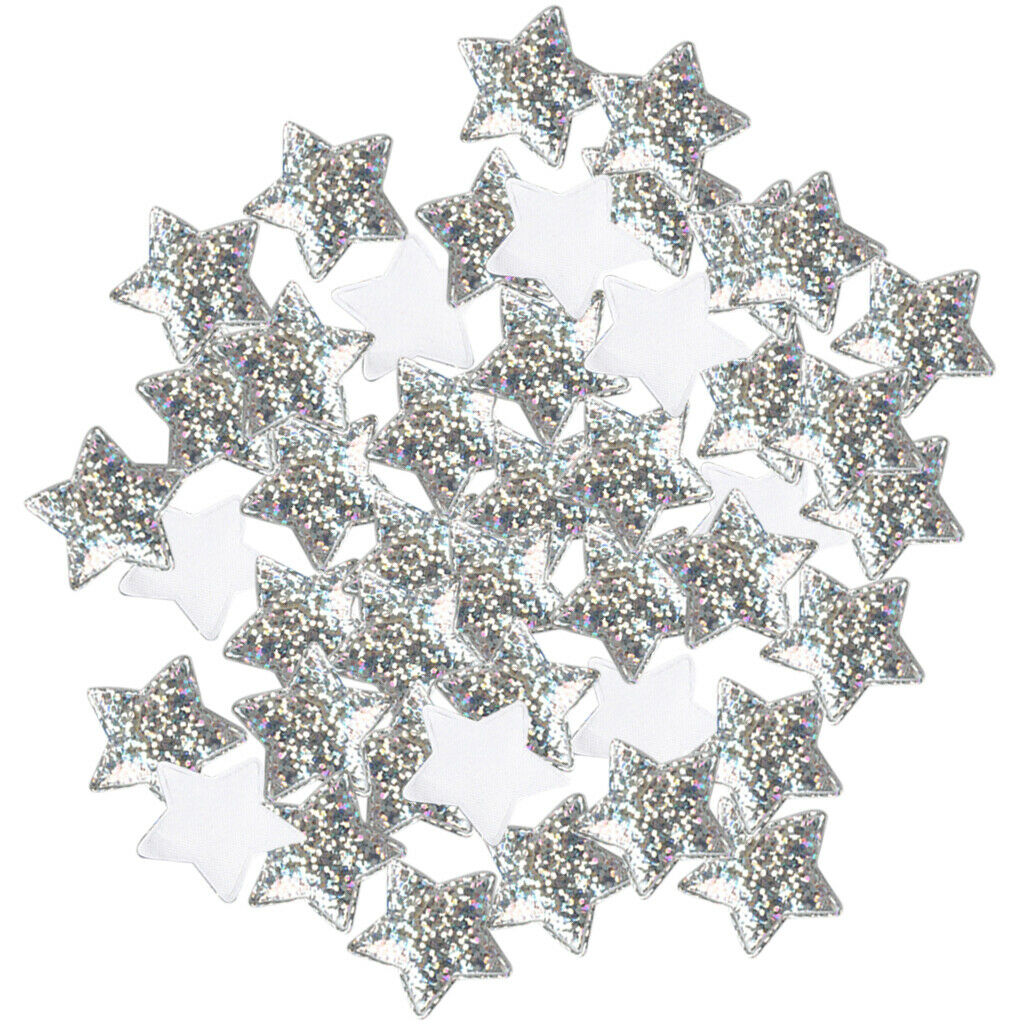 100 Pieces Glitter Star Confetti Sprinkle Iridescent Metallic Table Decor