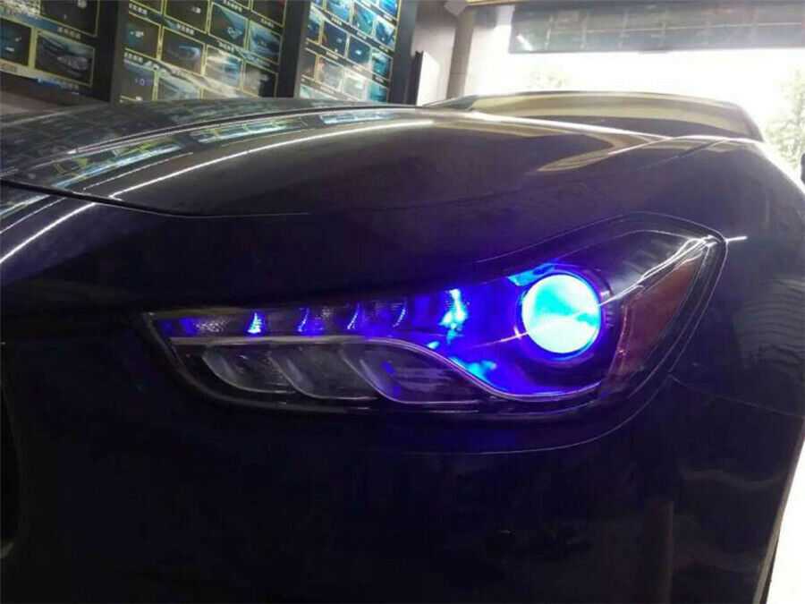 2x RGB LED Light Devil Demon Eyes Bulbs Bluetooth APP Control Headlight Retrofit