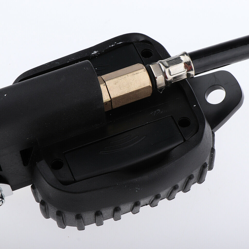 Auto Car Tyre Inflator Tire Pump Pressure Gauge Compressor Air Flexible Hose