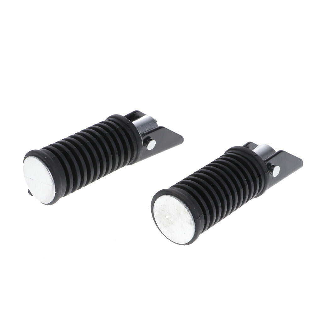 2 Pieces Motorcycle Foot Rests Pedals Footpegs for for Suzuki GS125 GN125