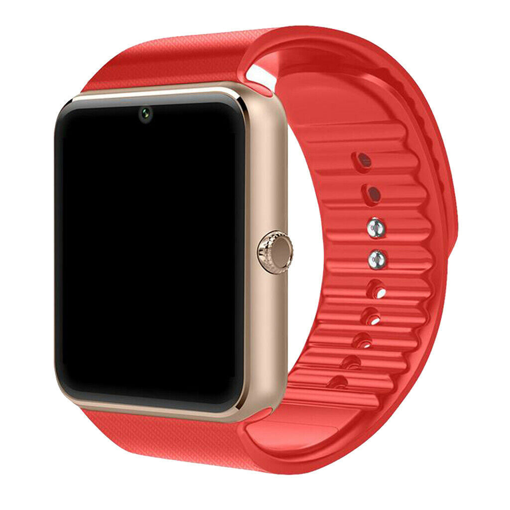 Watch GT08 Sync Notifier Bluetooth Android Phone Clock Sync Smartwatch Red