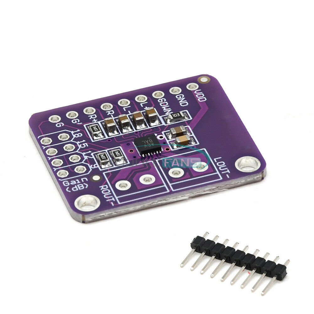 Stereo Class D Amplifier Breakout Board Class MAX98306 Sensor AB Audio 3.7W