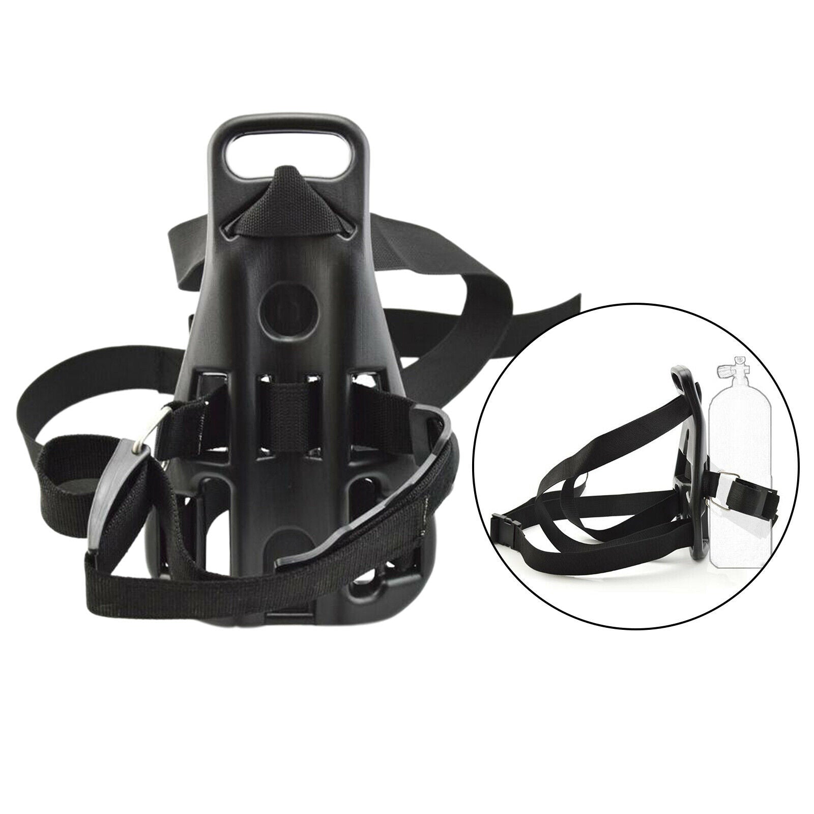 Scuba Diving Single Oxygen Tank Backpack Bracket Support Holder 14x9inch