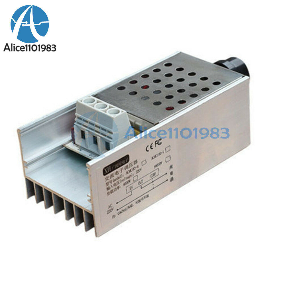 AC 110V 220V 10000W SCR Voltage Regulator Speed Controller Dimmer Thermostat