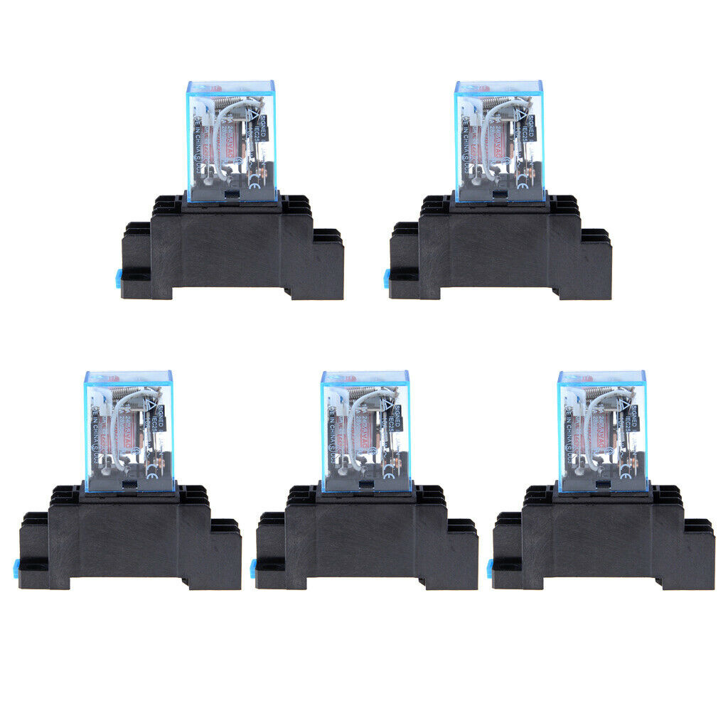 Heavy Duty Coil Relay 8Pin Electromagnetic Relay LED indicator AC220V