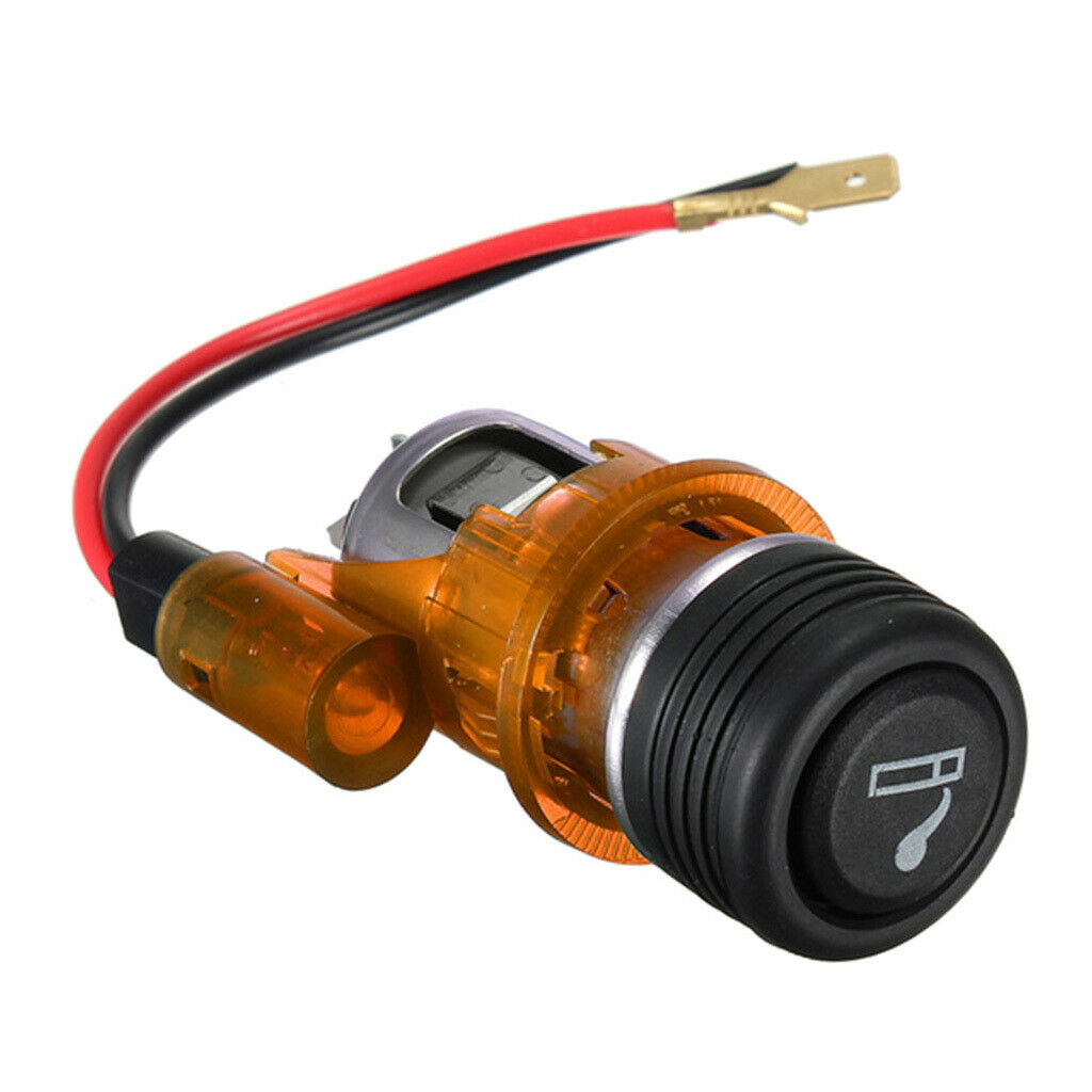 Universal Motorcycle Cigarette Lighter Vehicle for Car Truck Marine 2-Wire