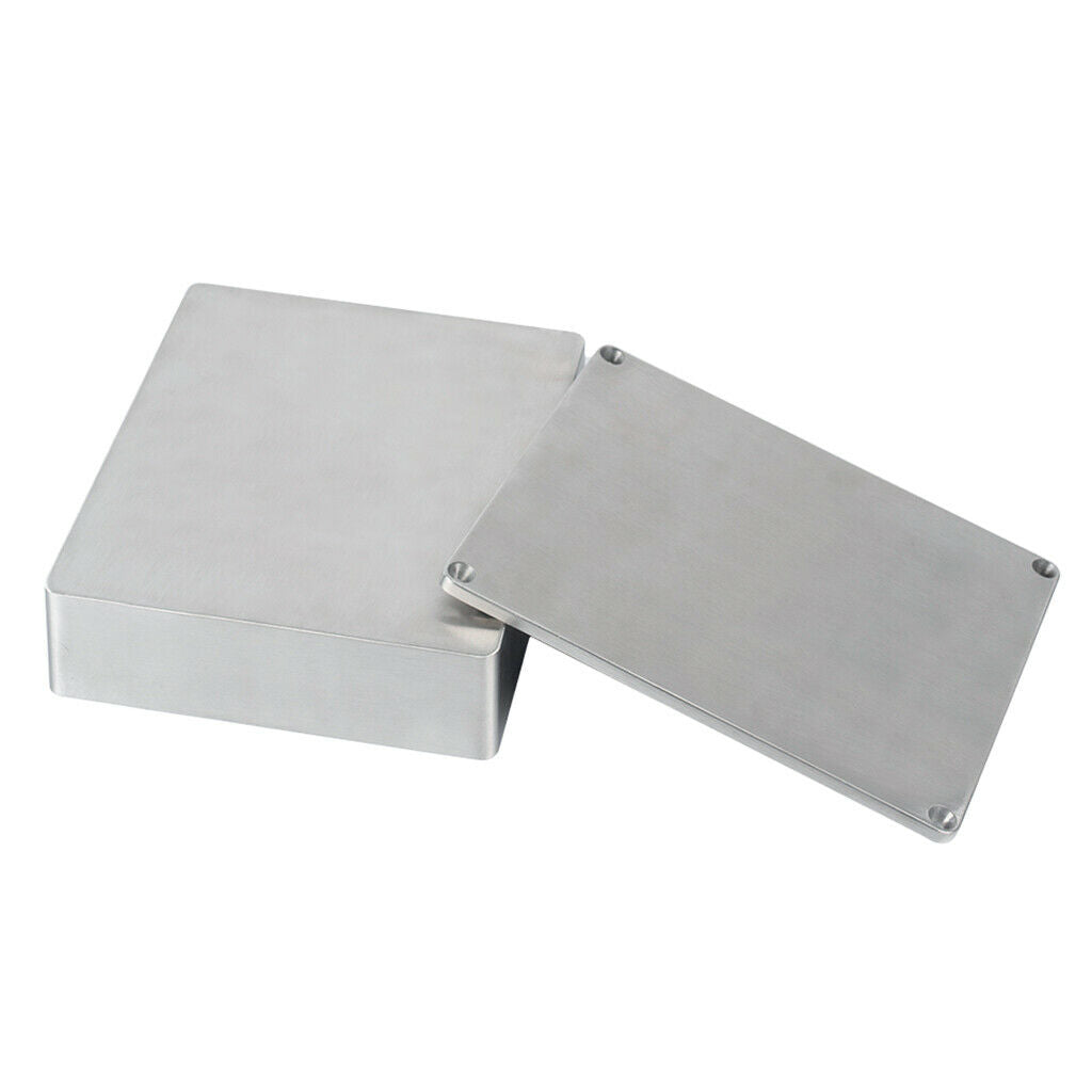 Aluminum Stomp Box Storage Guitar Effect Pedal Part Guitar Kits 14.5x12x4cm