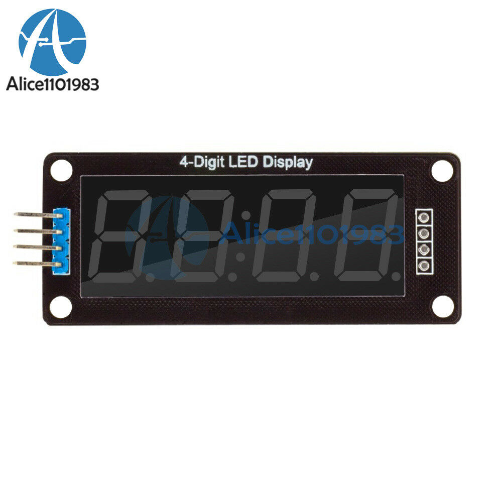 Yellow 0.56" inch TM1637 4-Bits Digital LED Clock Tube Display for Arduino