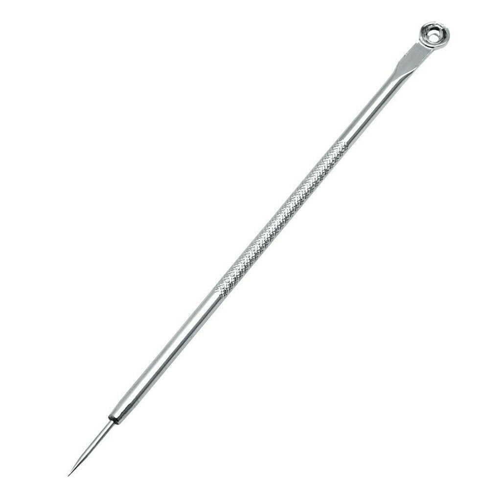 4 Piece Blackhead Acne Comedone Blemish Extractor Remover Stainless Tool Kit
