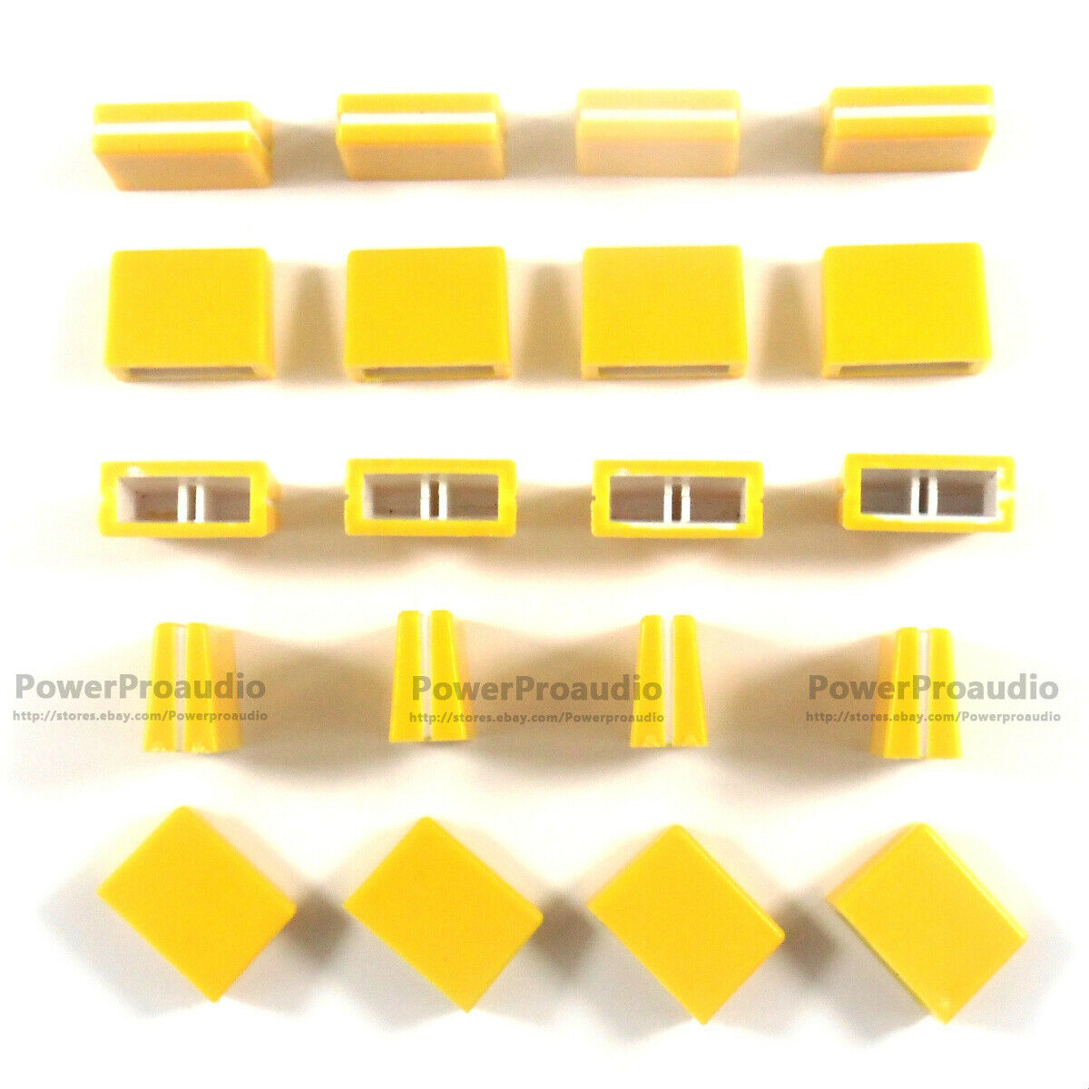 20PCS REPLACEMENT CROSSFADER KNOB FOR PIONEER DJM800 DJM700 DAC2371 Yellow