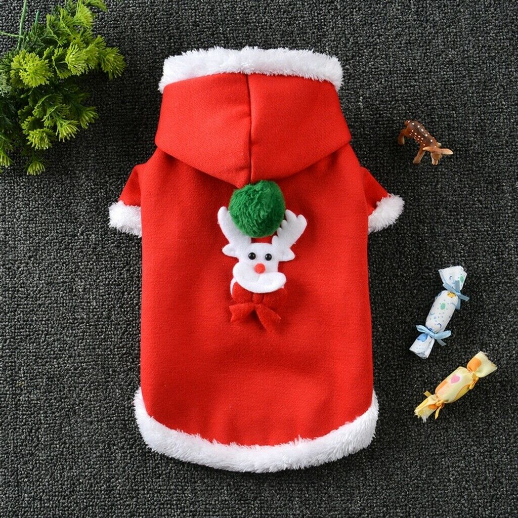 Dogs Winter Coat Pajamas Padded Vest - Cute Dog Jacket - Warm Pet Jumpsuit S