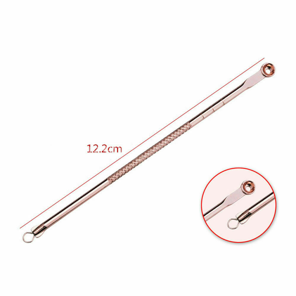 4x Blackhead Whitehead Pimple Spot Comedone Acne Extractor Remover Popper Tool
