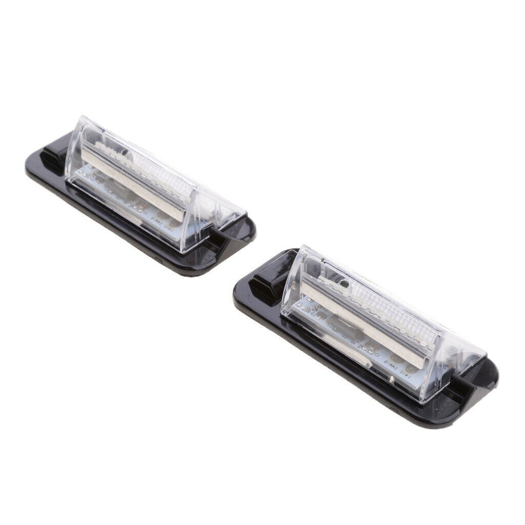 2 Pieces Number License Plate LED Light Lamp for Audi VW Jetta MK6