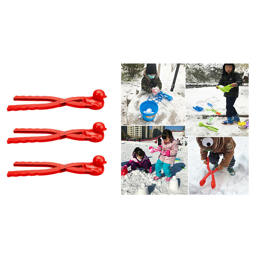 Snow Mold Snowball Snow Toys Fun Snowball Winter Outdoor Activities Red