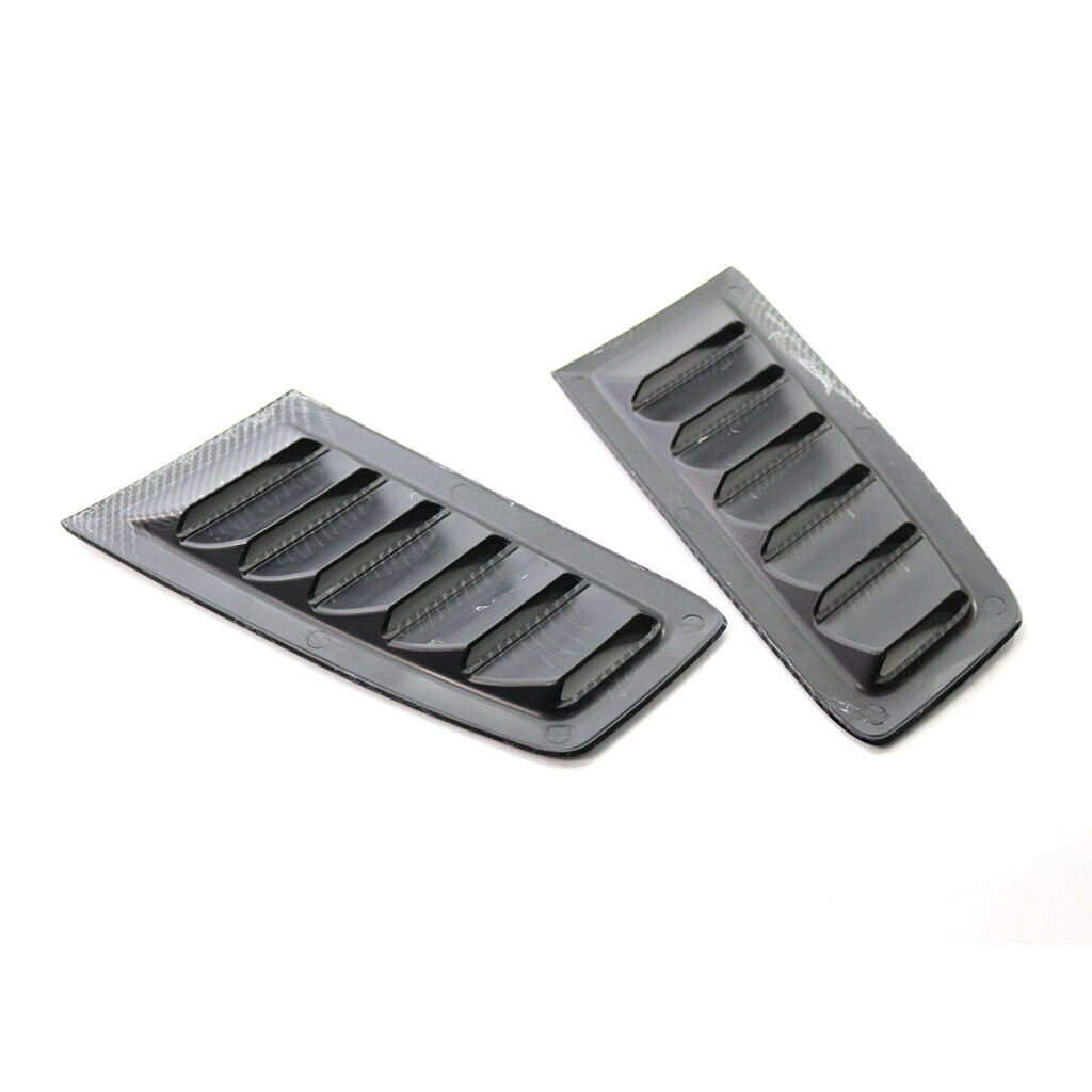 Set of 2 Hood Vent Scoop Kit Flow Intake Bonnet Cover for Ford Focus RS