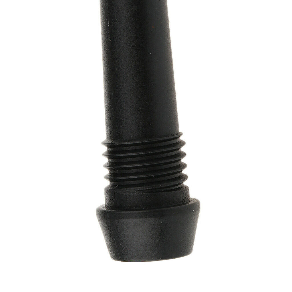 Flex Long Replacement Rod Tip for Alpenstock Trekking Pole Stick 8cm Black Color