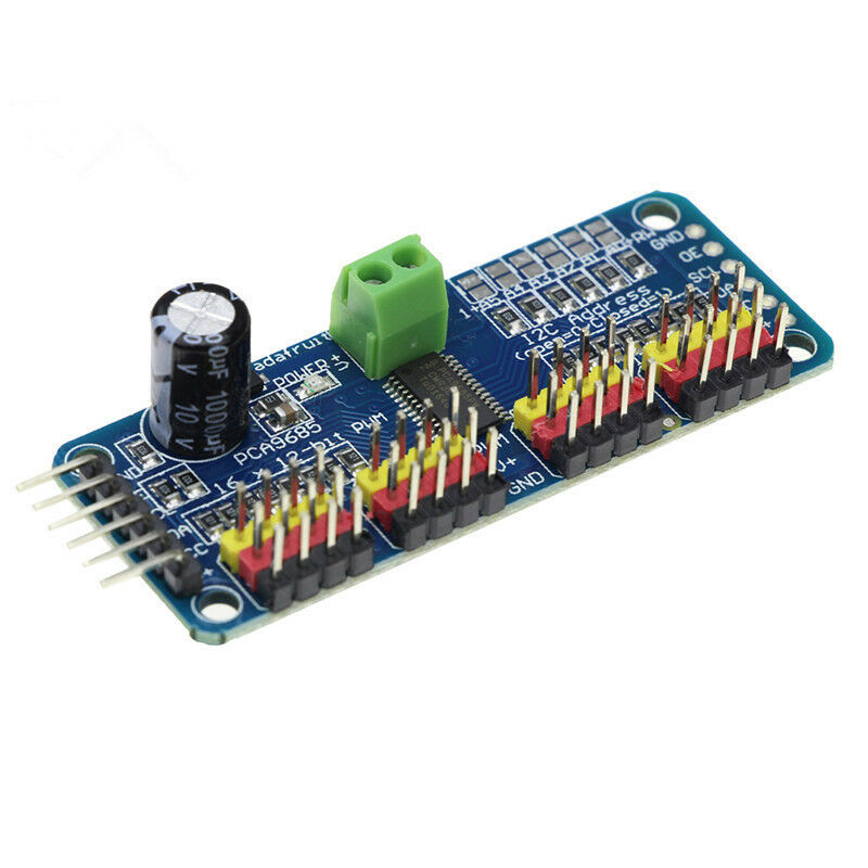 1PCS 16-Channel 12-bit PWM Servo motor driver Module DC5-10V 12 Bit 40-1000Hz