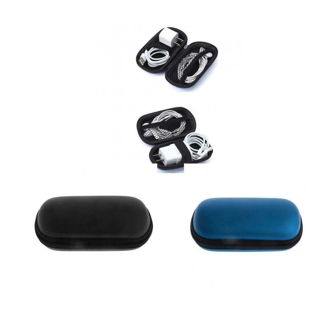 2 Pack Mini Storage Bag Carrying Pouch for MP3,Bluetooth Earphone/Earbuds,Cables