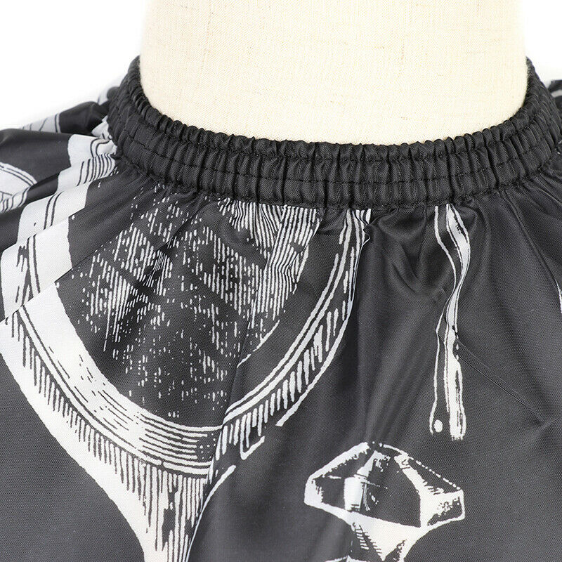 2021 Pattern Cutting Hair Waterproof Cloth Salon Hairdressing Apron Haircut c Rf