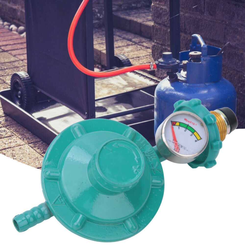 Pressure Regulator Valve Reducer with Gauge Meter Adjustable For House Appliance