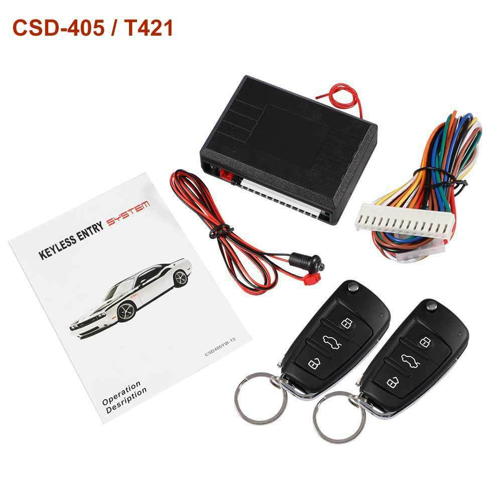 Car Keyless Entry System Set Universal Auto Remote Controller Central Car Door