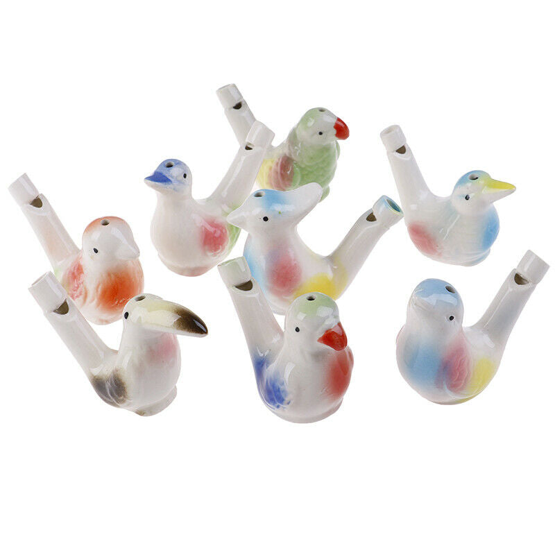 1Pc Chinese ceramic water bird whistle kids baby funny novelty musical to.l8