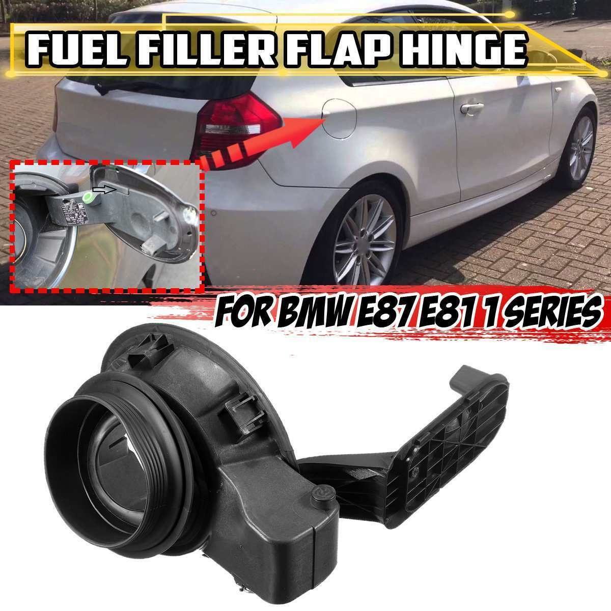 For BMW E87 E81 1 Series Fuel Filler Flap Hinge 51177069449 Fuel Tank Cap New