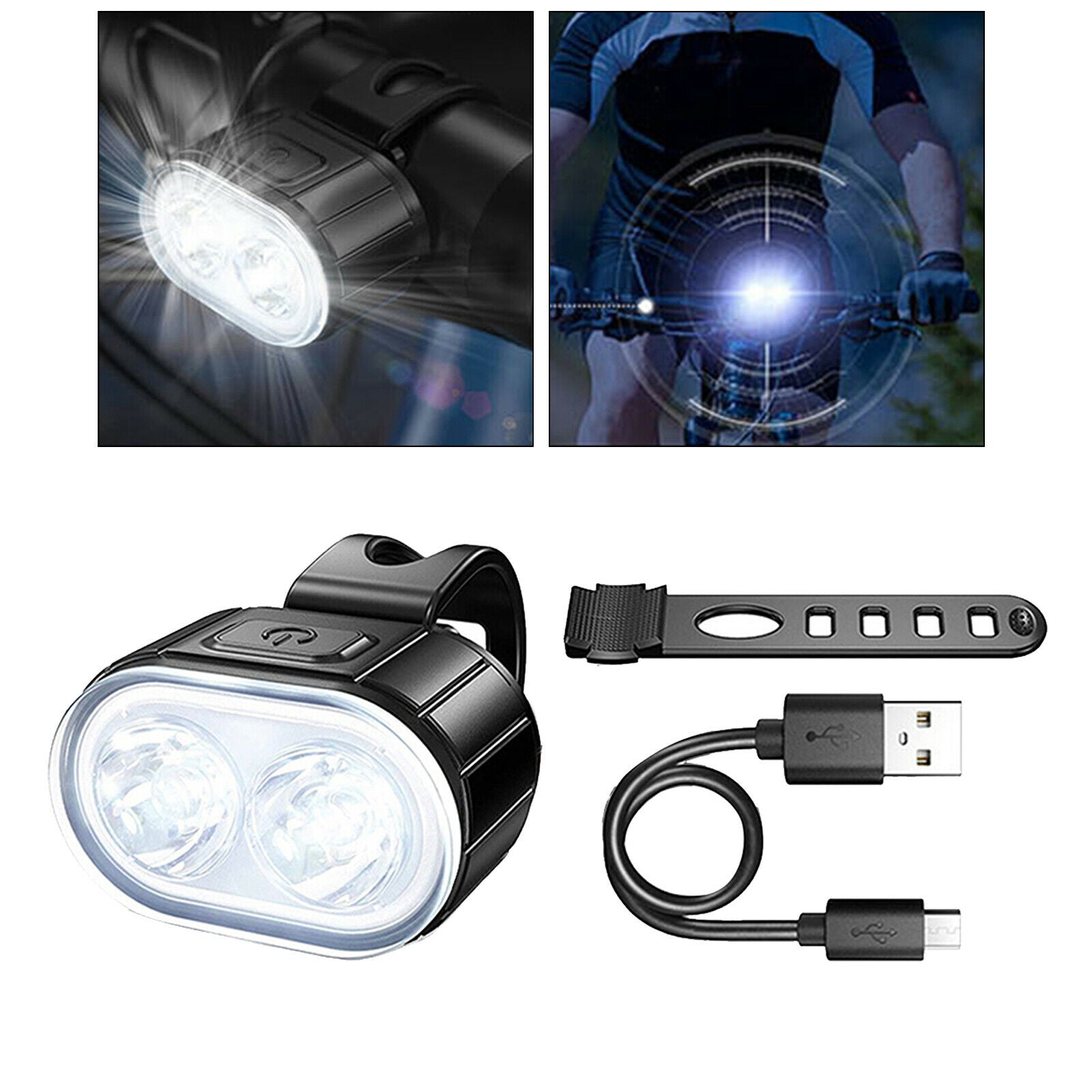 Bike Light LED Headlight Bicycle Front Headlight Weather Resistant