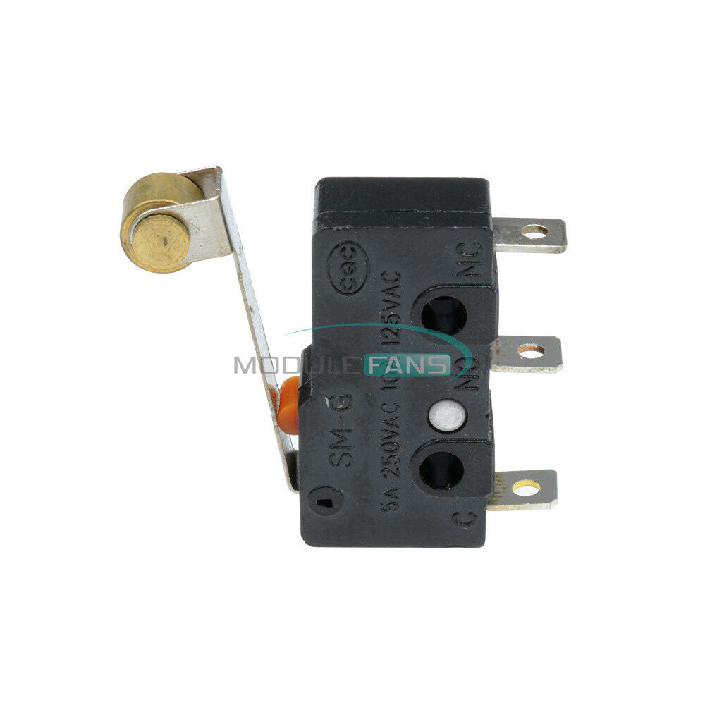 5PCS Tact Switch KW11-3Z Microswitch Round Handle 3PIN  5A 250V